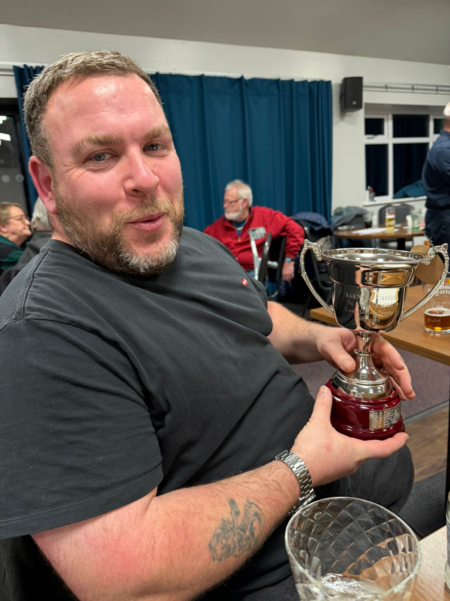 Craig with the trophy